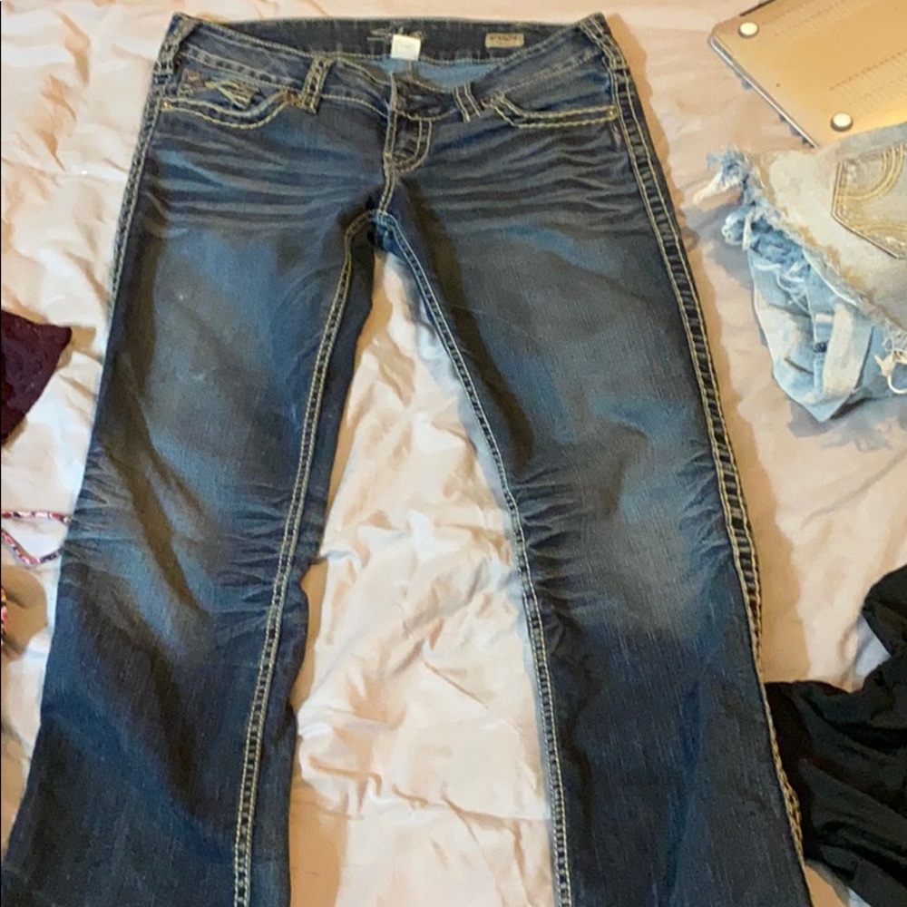 Slim bootcut jeans